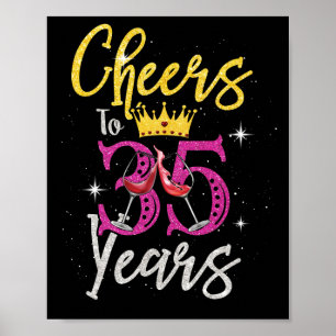 Affiche Femmes Courrier à 35 Ans 1987 35E Anniversaire