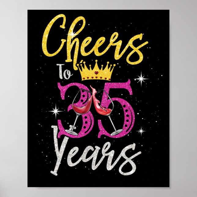 Affiche Femmes Courrier à 35 Ans 1987 35E Anniversaire (Devant)