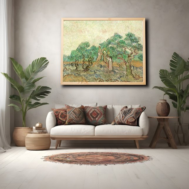 Affiche Femmes cueillant des olives, Van Gogh (Créateur téléchargé)