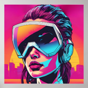 Affiche Femmes Cyberpunk