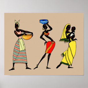 Affiche Femmes d'animation du Kenya