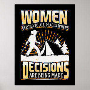 Affiche Femmes De Randonneurs Appartiennent À Tous Les End