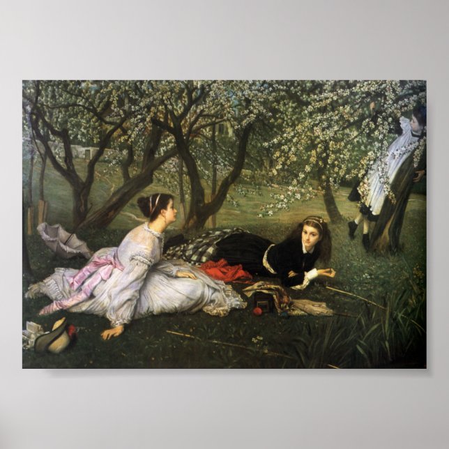 Affiche Femmes en fleurs Apple (Devant)