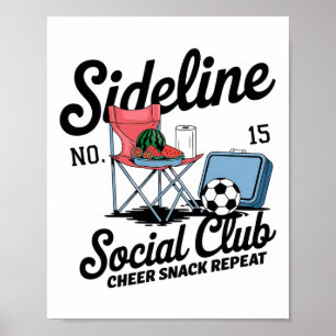 Affiche Femmes en marge du club social Footballeur Maman J