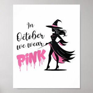 Affiche Femmes En Octobre Nous Portons Nk Witch Halloween 
