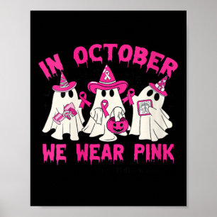 Affiche Femmes En Octobre Nous Portons Pink Mammo Tech Lif