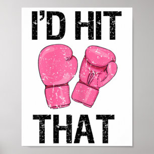 Affiche Femmes Femmes Kickboxing Chemise Drôle Je frappera