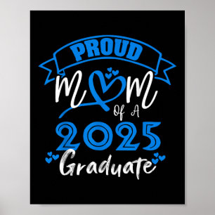 Affiche Femmes Fier Maman D'Un 2025 Diplômé Cl De 2025 Sen