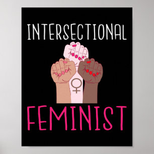 Affiche Femmes fortes féministe intersectionnelle