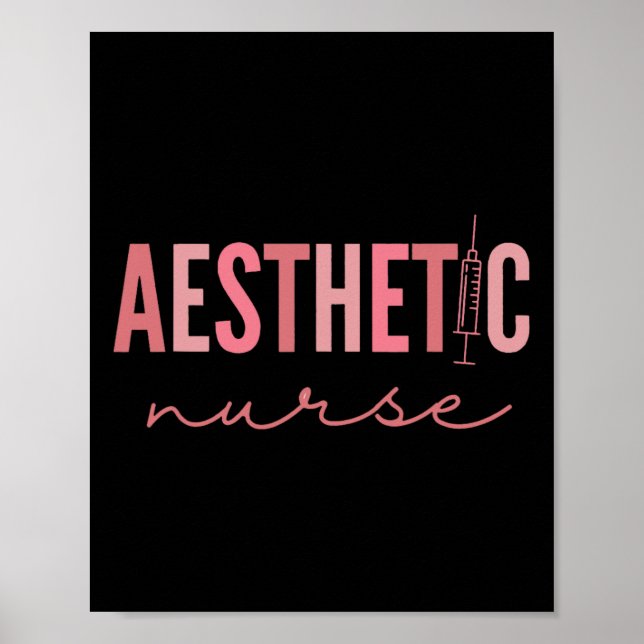 Affiche Femmes Injecteur Infirmière esthétique Spa Med Bot (Devant)