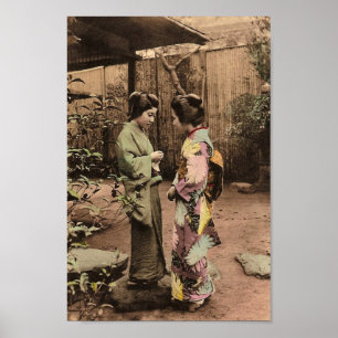 Affiche Femmes japonaises vintages
