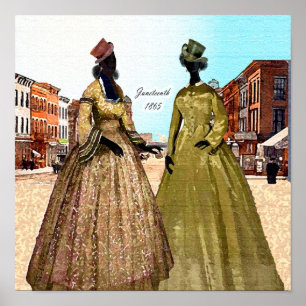 Affiche Femmes libres le jour de la liberté • Juneteenth 1