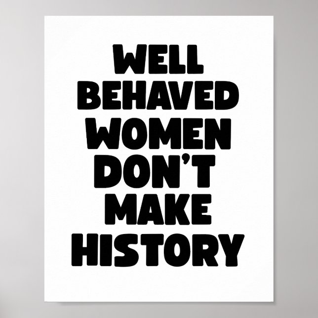 Affiche Femmes Motivationnelles d'Affirmation de Soi (Devant)