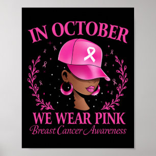 Affiche Femmes Noires Cancer Du Sein En Octobre Nous Porto