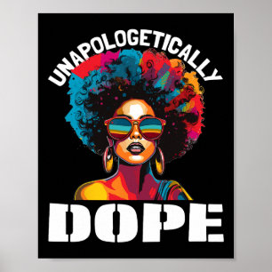 Affiche Femmes noires Drogue sans apologisme JunetDix Noir