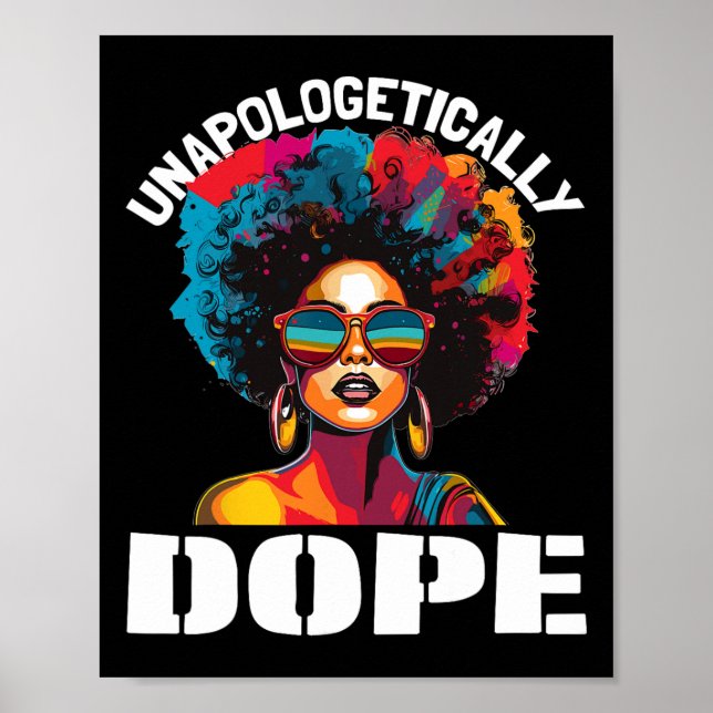 Affiche Femmes noires Drogue sans apologisme JunetDix Noir (Devant)