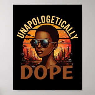 Affiche Femmes noires Drogue sans apologisme JunetDix Noir