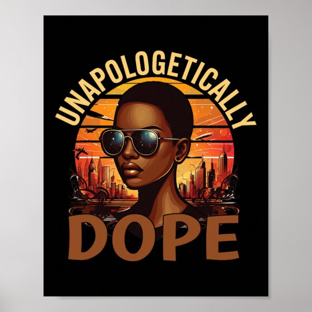 Affiche Femmes noires Drogue sans apologisme JunetDix Noir (Devant)