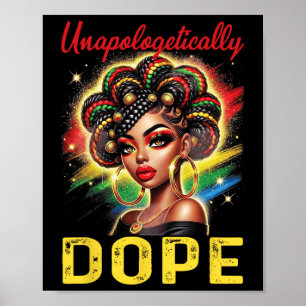 Affiche Femmes noires Drogue sans apologisme JunetDix Noir