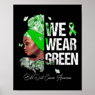 Affiche Femmes noires Nous portons Bile Verte Cancer de la