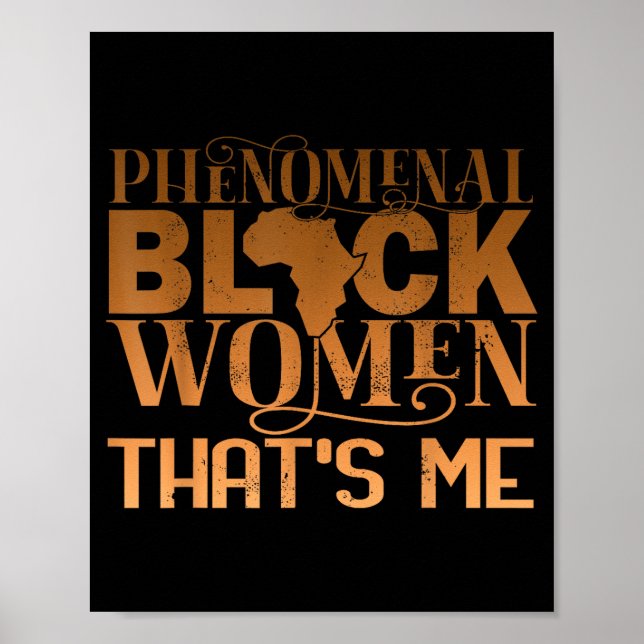 Affiche Femmes noires phénoménales histoire afro-américain (Devant)