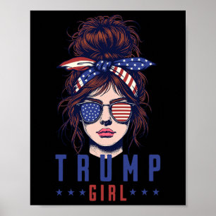Affiche Femmes Oui Je suis une fille de Trump Remettez-vou