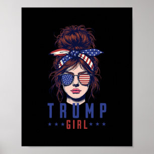 Affiche Femmes Oui Je Suis Une Fille Trump Passez À Autre 
