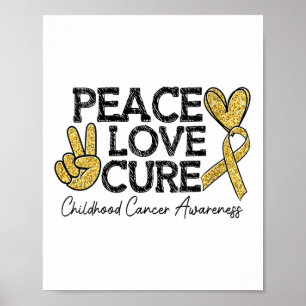 Affiche Femmes Paix Amour Enfance Cancer Sensibilisation G