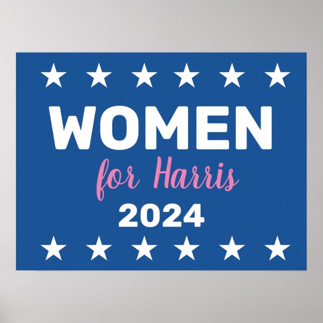 Affiche Femmes Pour Harris 2024 (Devant)