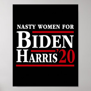 Affiche Femmes pour Joe Biden Kamala Harris 2020 Anti Trum