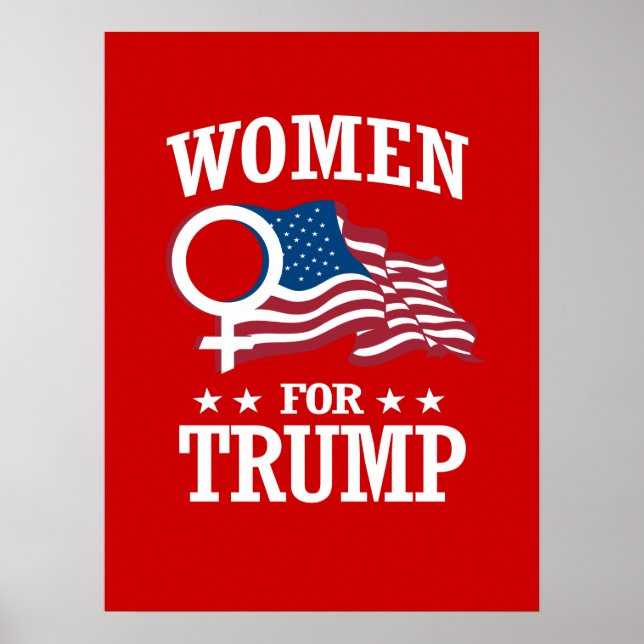 AFFICHE FEMMES POUR TRUMP (Devant)