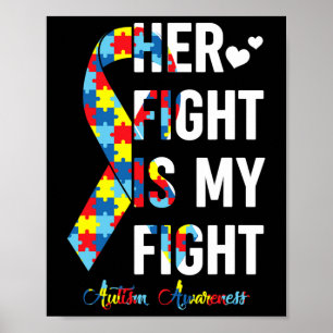 Affiche Femmes Son combat est mon combat Sensibilisation s