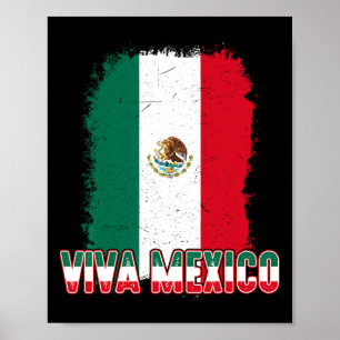 Affiche Femmes Viva Mexique Drapeau Hommes Enfants Garçon 