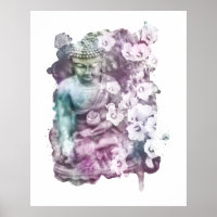 *~* Femmes Zen Bouddha Méditée Fleurs Pastel