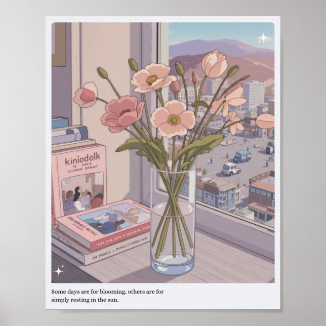 Affiche Fenêtre Bloom serein Afficher l'art Imprimer (Devant)