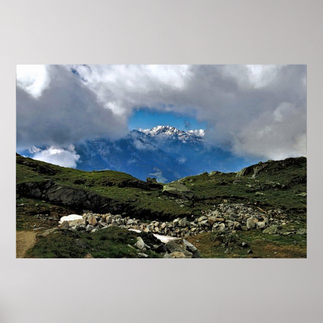 Affiche Fenêtre dans les nuages (Devant)