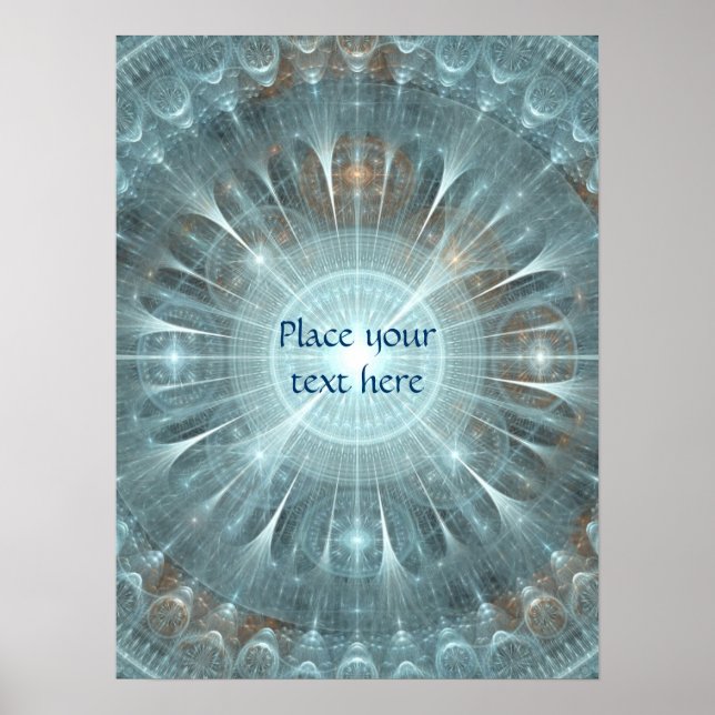 Affiche Fenêtre de la cathédrale de Noël (Devant)