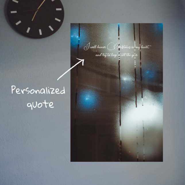 Affiche Fenêtre en vapeur foncée et mal, avec Baubles de N (Créateur téléchargé)