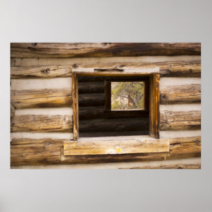 Affiche Fenêtre Via et via le Cabine