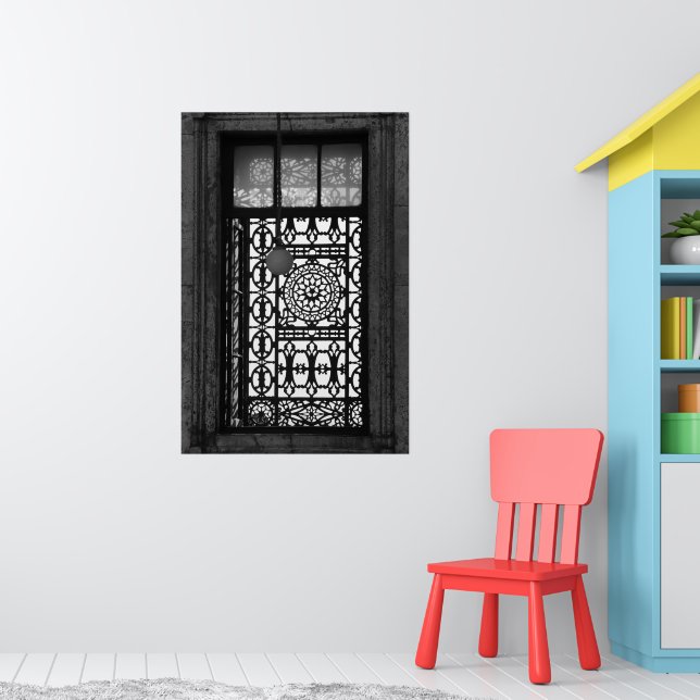 Affiche Fenêtres du monde : Mosquée du Caire B&W (Pépinière 1)