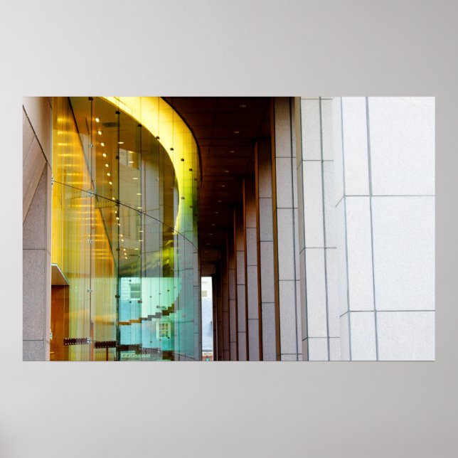 Affiche Fenêtres éclairées (Devant)