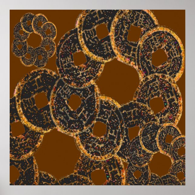 AFFICHE FENG SHUI COINS RING (Devant)