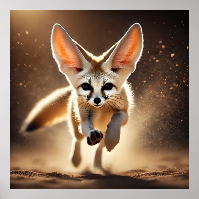 Affiche Fennec Fox Runward Epic Wildlife Action (Devant)