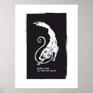 Affiche Fenrir Fenris est un chien libre de la mythologie
