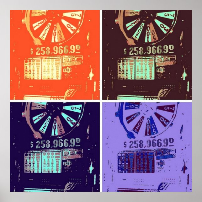 Affiche Fentes Jackpot Las Vegas (Devant)