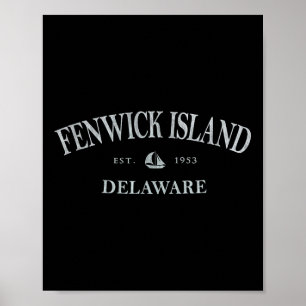 Affiche Fenwick Island Delaware _ Fenwick Island De Voile
