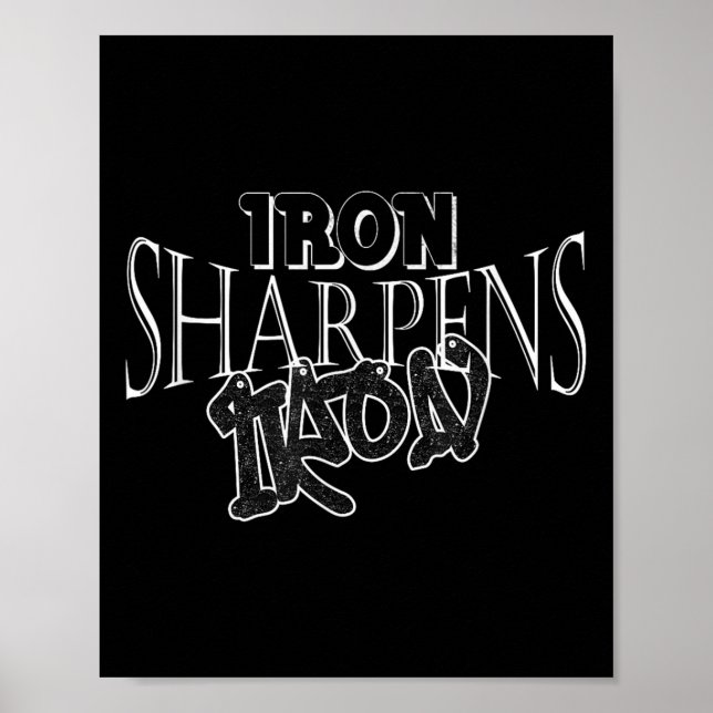 Affiche Fer désossé Sharpens Fer Inspiration Motiva (Devant)