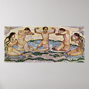 Affiche Ferdinand Hodler - Le jour