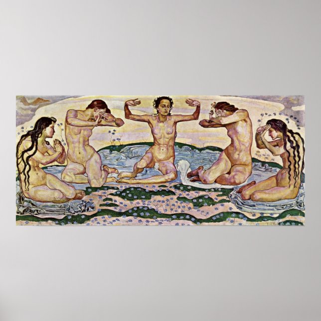 Affiche Ferdinand Hodler - Le jour (Devant)