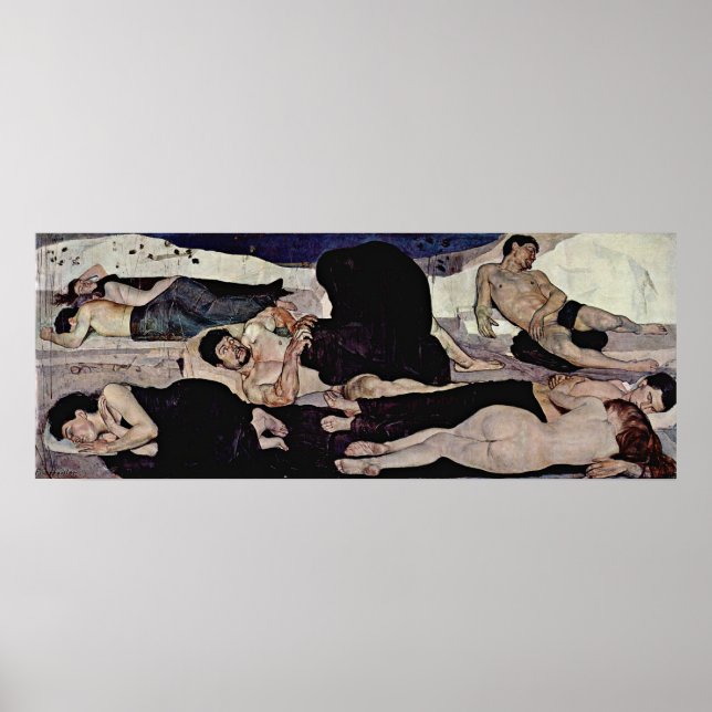 Affiche Ferdinand Hodler - Nuit (Devant)